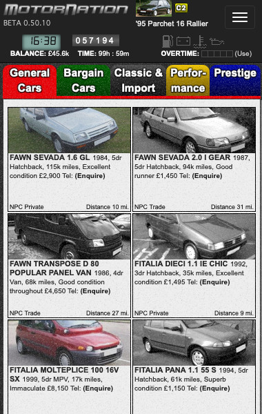Buy second hand cars from the classifieds